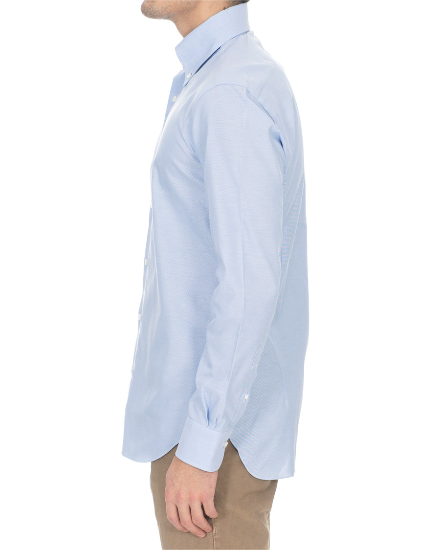 Herre | Skjorter | Barba Napoli | Slim Fit Button Down Oxford Shirt Blue