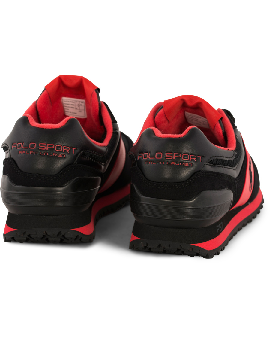 Herre | Polo Sport Ralph Lauren Slaton Pony Running Sneaker Red/Black | Polo Sport Ralph Lauren | Slaton Pony Running Sneaker Red/Black