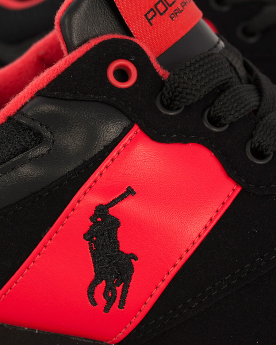 Herre | Polo Sport Ralph Lauren Slaton Pony Running Sneaker Red/Black | Polo Sport Ralph Lauren | Slaton Pony Running Sneaker Red/Black