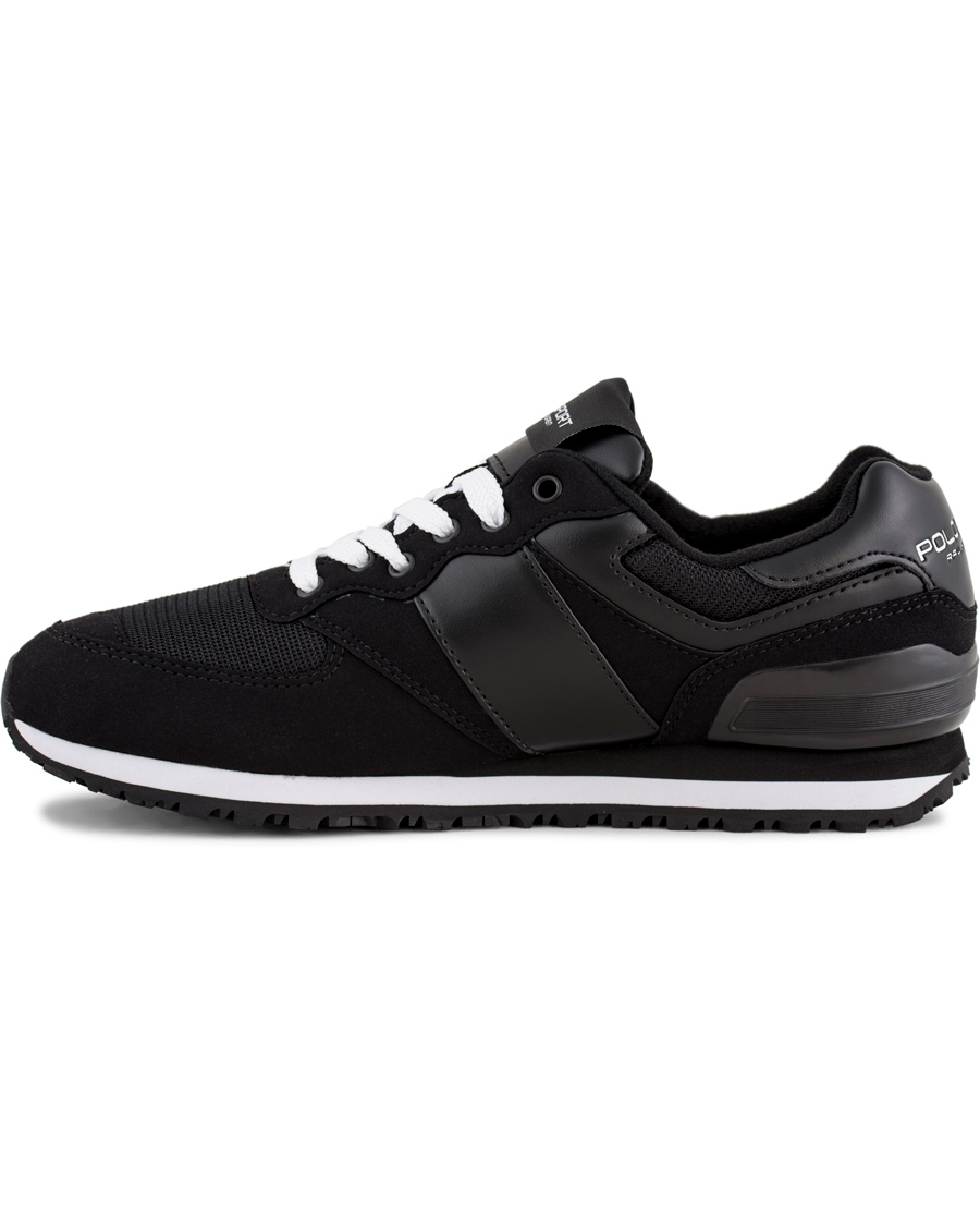 Herre | Polo Ralph Lauren Slaton Pony Running Sneaker Black/White | Polo Ralph Lauren | Slaton Pony Running Sneaker Black/White