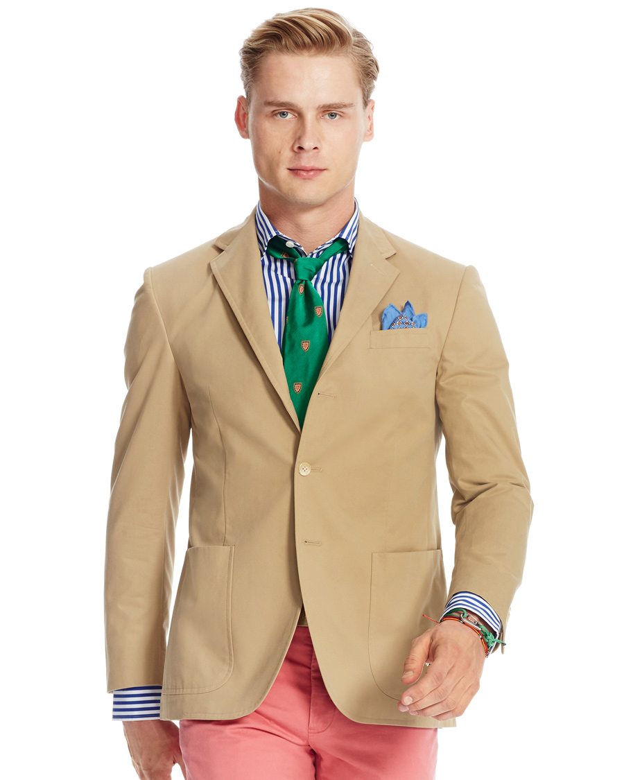 Herre | Dressjakker | Polo Ralph Lauren | Clothing Connery Cotton Jacket Tan