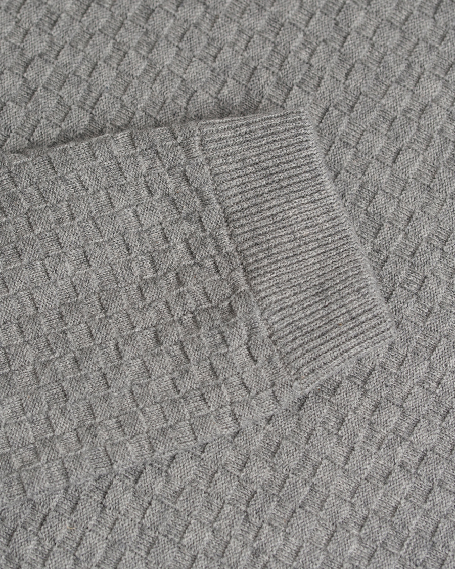 Herre | Gensere | NN07 | Albert Cotton Sweater Light Grey Melange