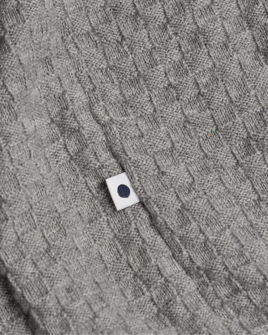 Herre | Gensere | NN07 | Albert Cotton Sweater Light Grey Melange