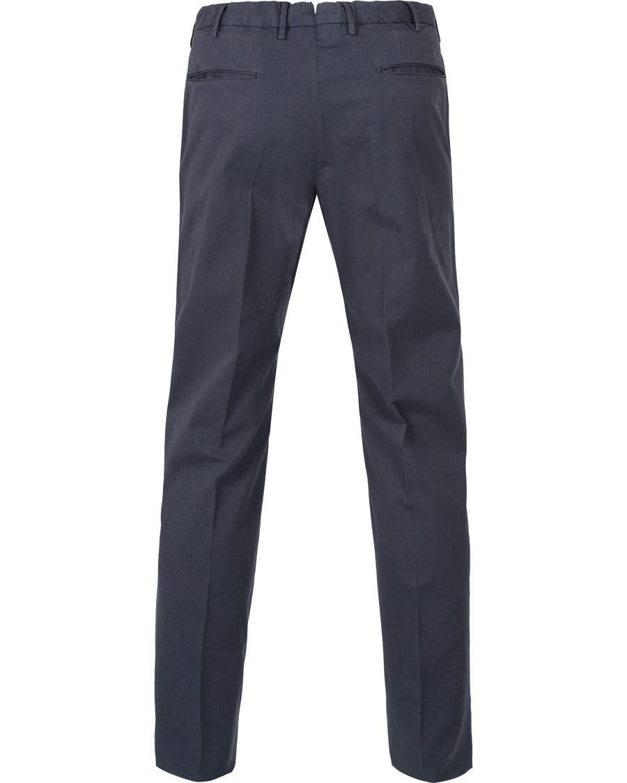 Herre | Bukser | Incotex | Slim Fit Stretch Chinos Navy