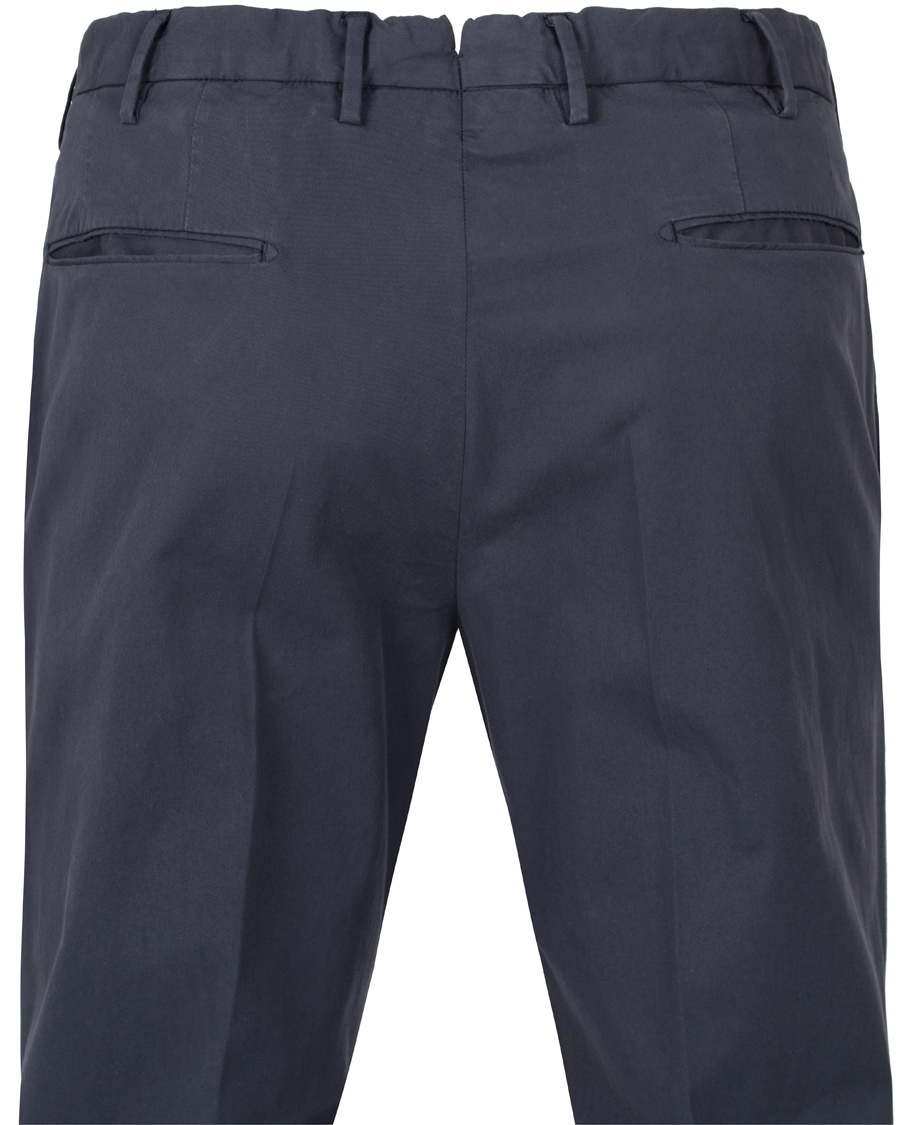 Herre | Bukser | Incotex | Slim Fit Stretch Chinos Navy