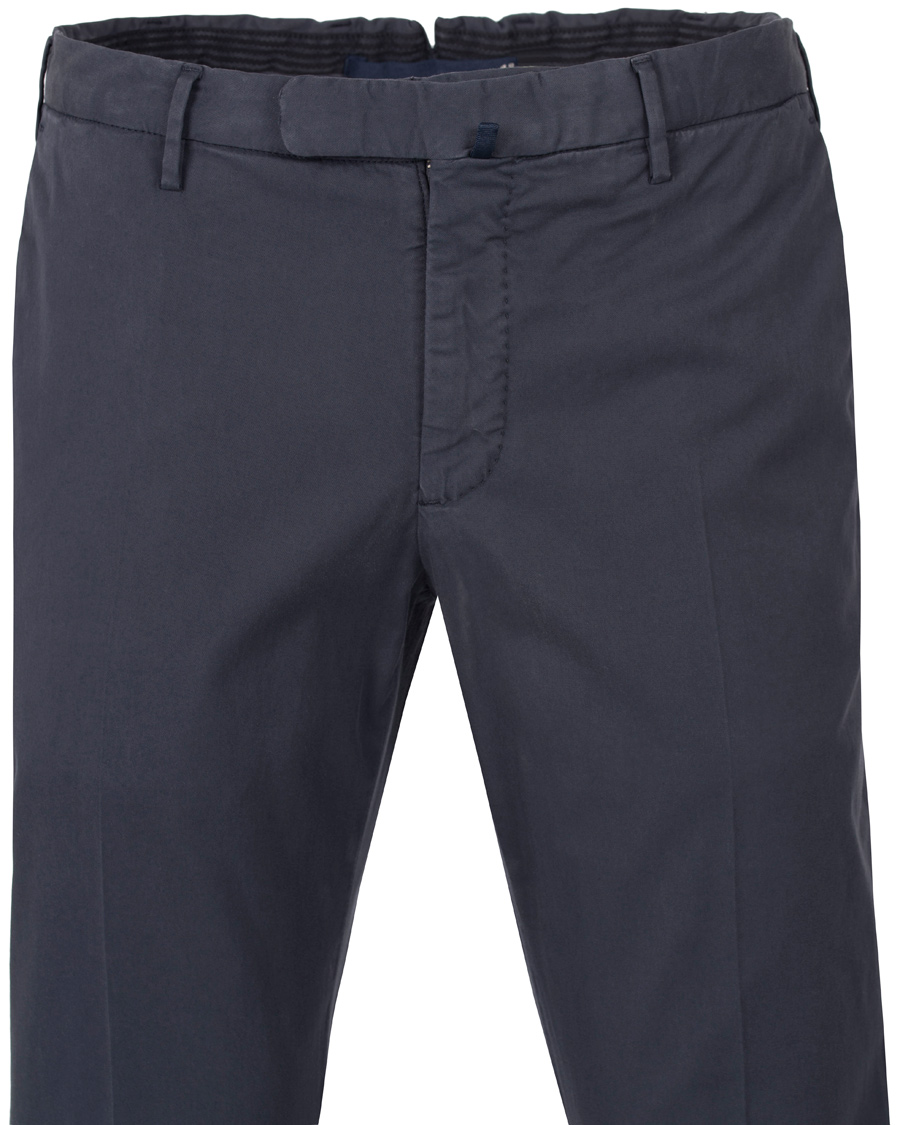 Herre | Bukser | Incotex | Slim Fit Stretch Chinos Navy