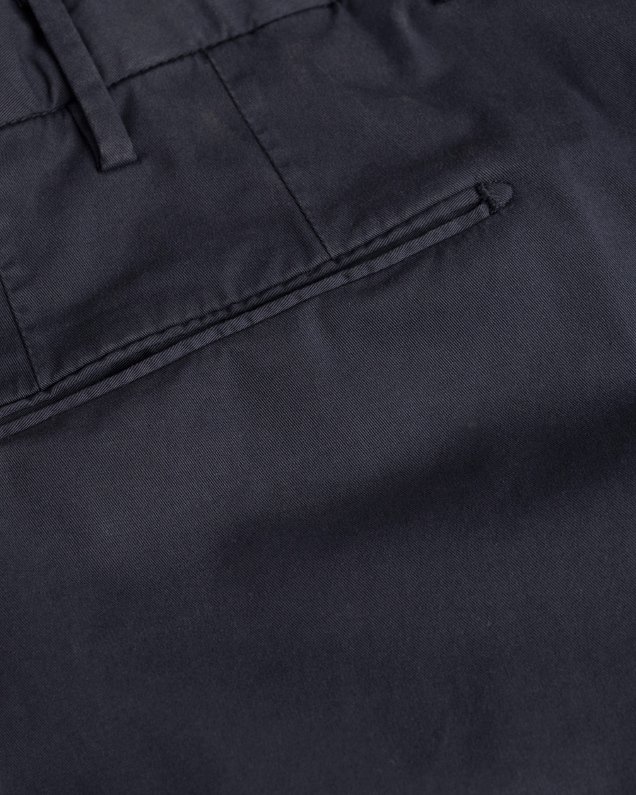Herre | Bukser | Incotex | Slim Fit Stretch Chinos Navy