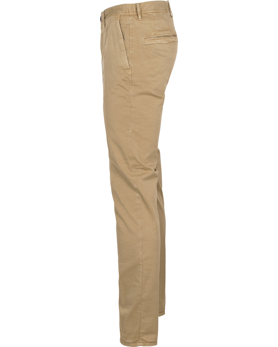 Herre | Bukser | Incotex | Slim Fit Stretch Slacks Khaki