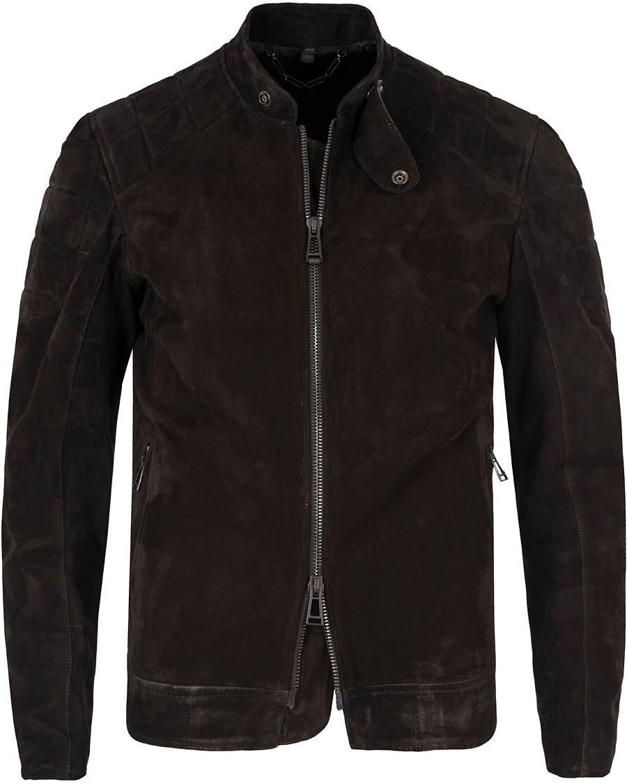 Herre | Jakker | Belstaff | Leamington Suede Jacket Black