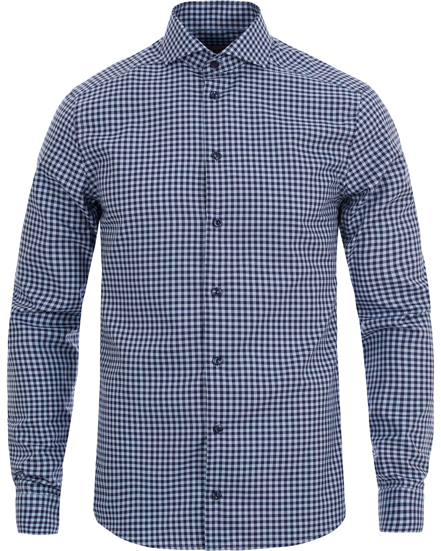 Herre | Skjorter | Eton | Superslim Fit Twill Shirt Blue