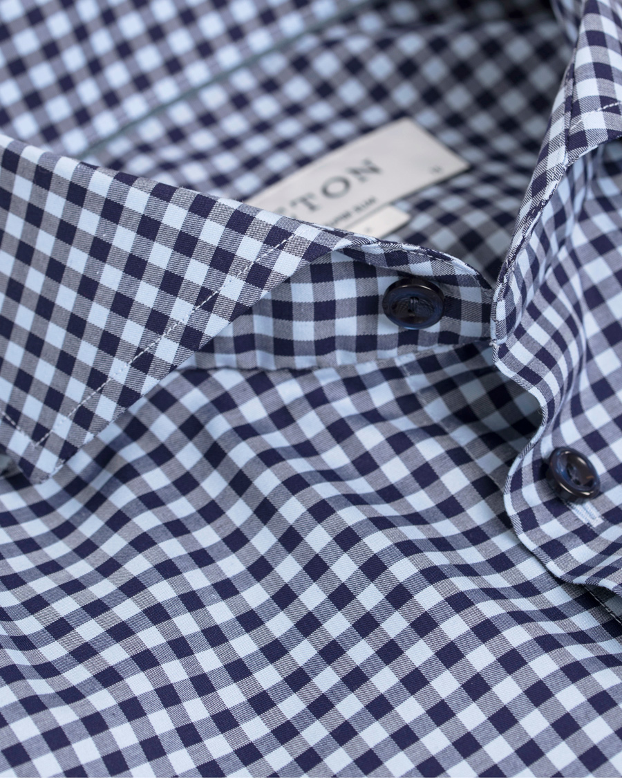 Herre | Skjorter | Eton | Superslim Fit Twill Shirt Blue