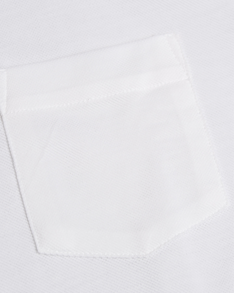 Herre | Skjorter | Sunspel | Long Sleeve Pique Shirt White