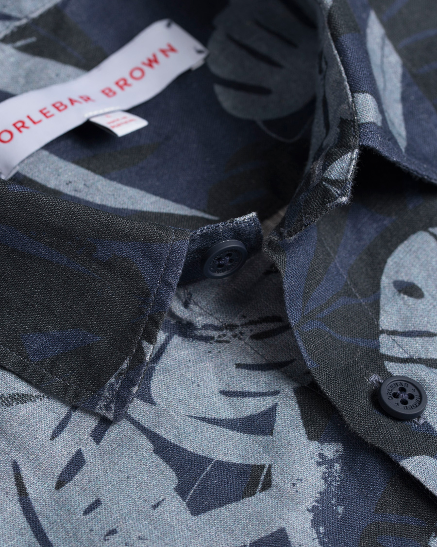 Herre | Skjorter | Orlebar Brown | Malone Shirt Camo Leaf Print