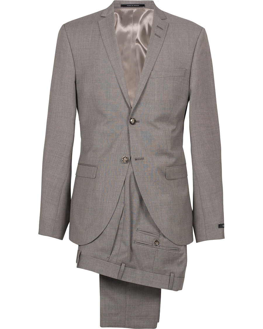 Herre | Dresser | Tiger of Sweden | Jil 100% Wool Suit Light Grey
