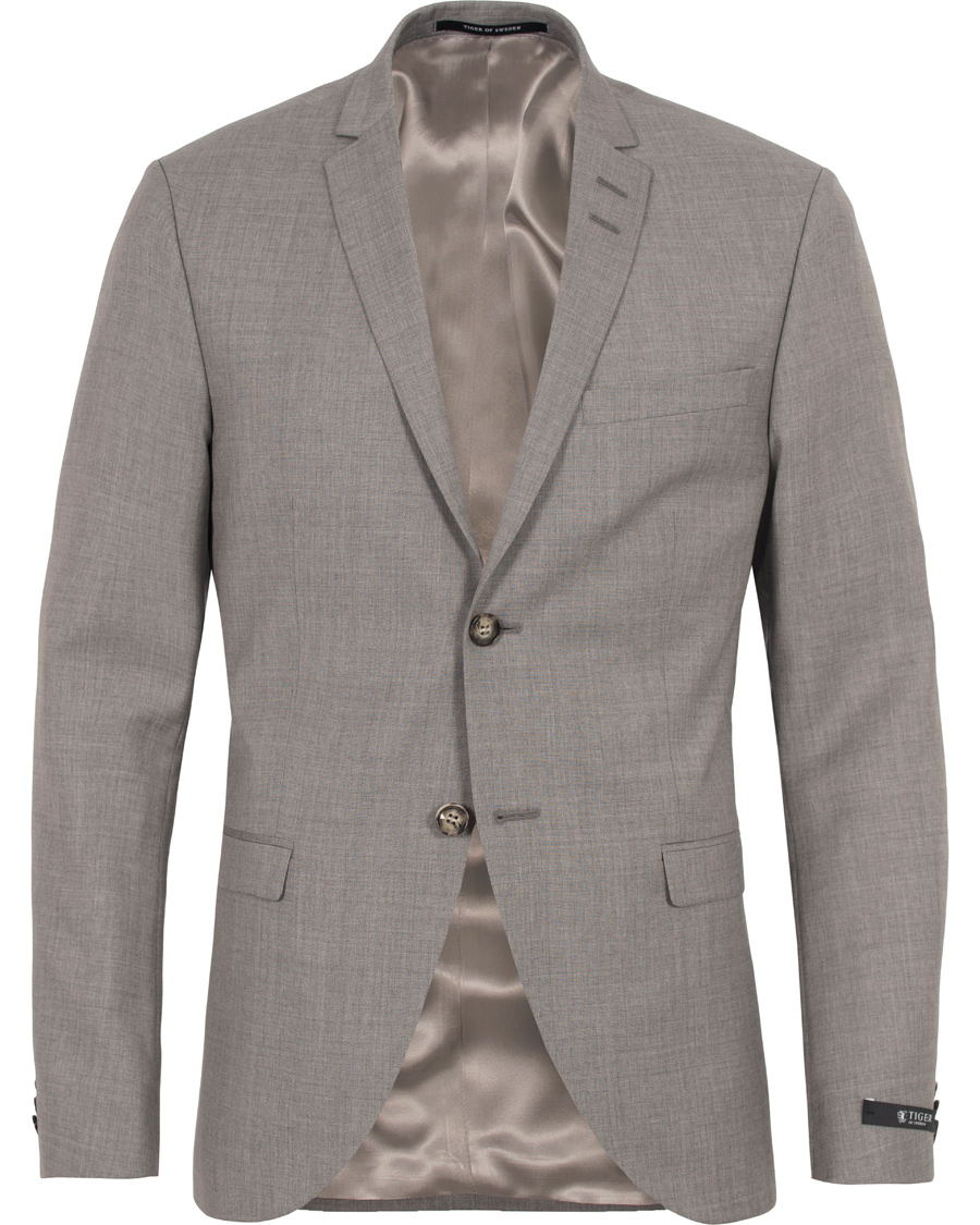 Herre | Dresser | Tiger of Sweden | Jil 100% Wool Suit Light Grey