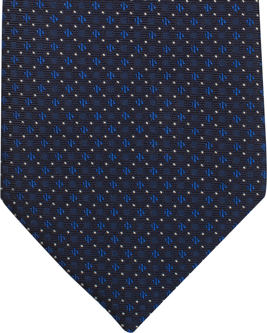 Herre | Paul Smith Accessories Woven Micro Structure 8 cm Silk Tie Navy | Paul Smith Accessories | Woven Micro Structure 8 cm Silk Tie Navy