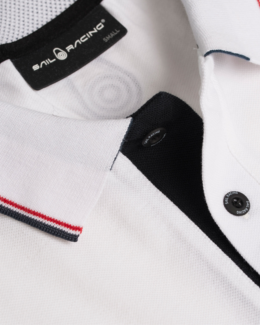 Herre | Pikéer | Sail Racing | Race International USA Polo White