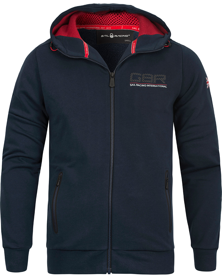 Herre | Gensere | Sail Racing | Race International Great Britian Zip Hood Navy