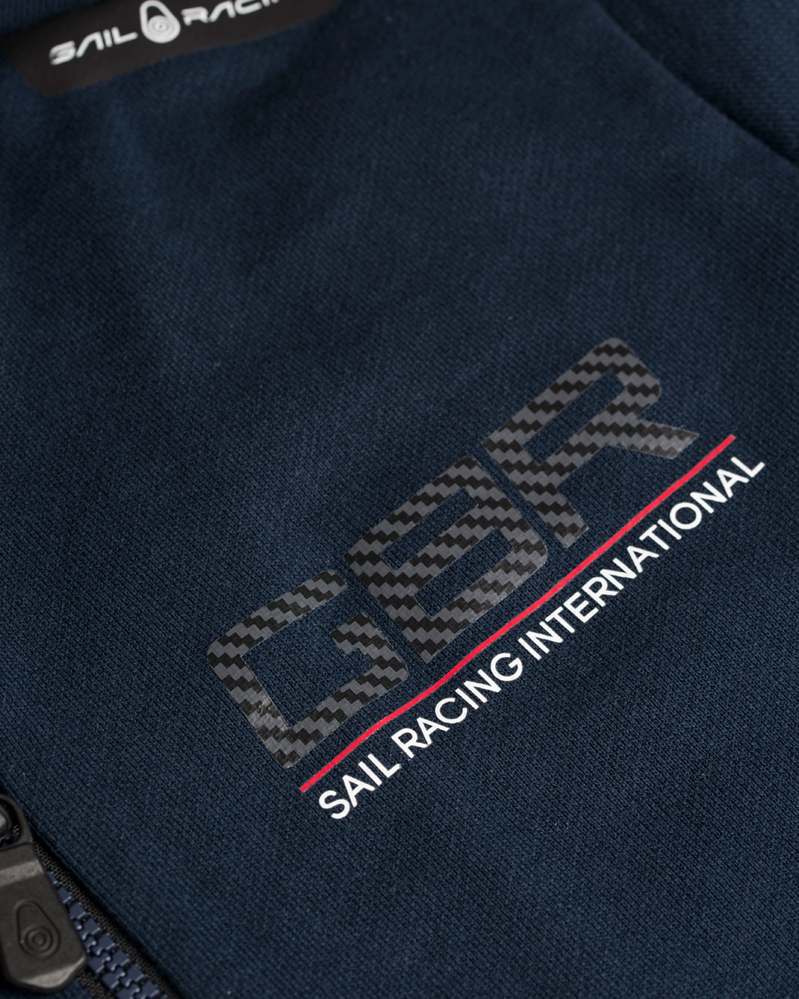Herre | Gensere | Sail Racing | Race International Great Britian Zip Hood Navy