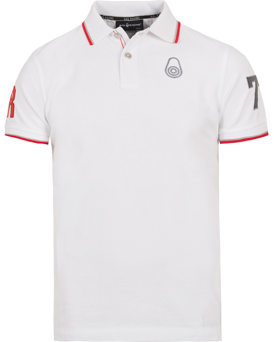 Herre | Pikéer | Sail Racing | Grinder Polo White
