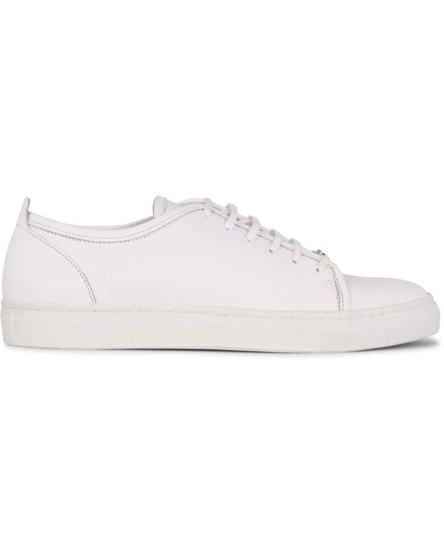 Herre | J.Lindeberg Lace Sneaker White Leather | J.Lindeberg | Lace Sneaker White Leather