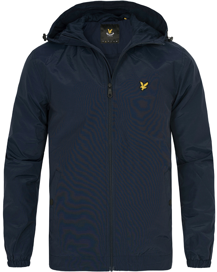 Herre | Jakker | Lyle & Scott | Zip Through Hooded Jacket Navy