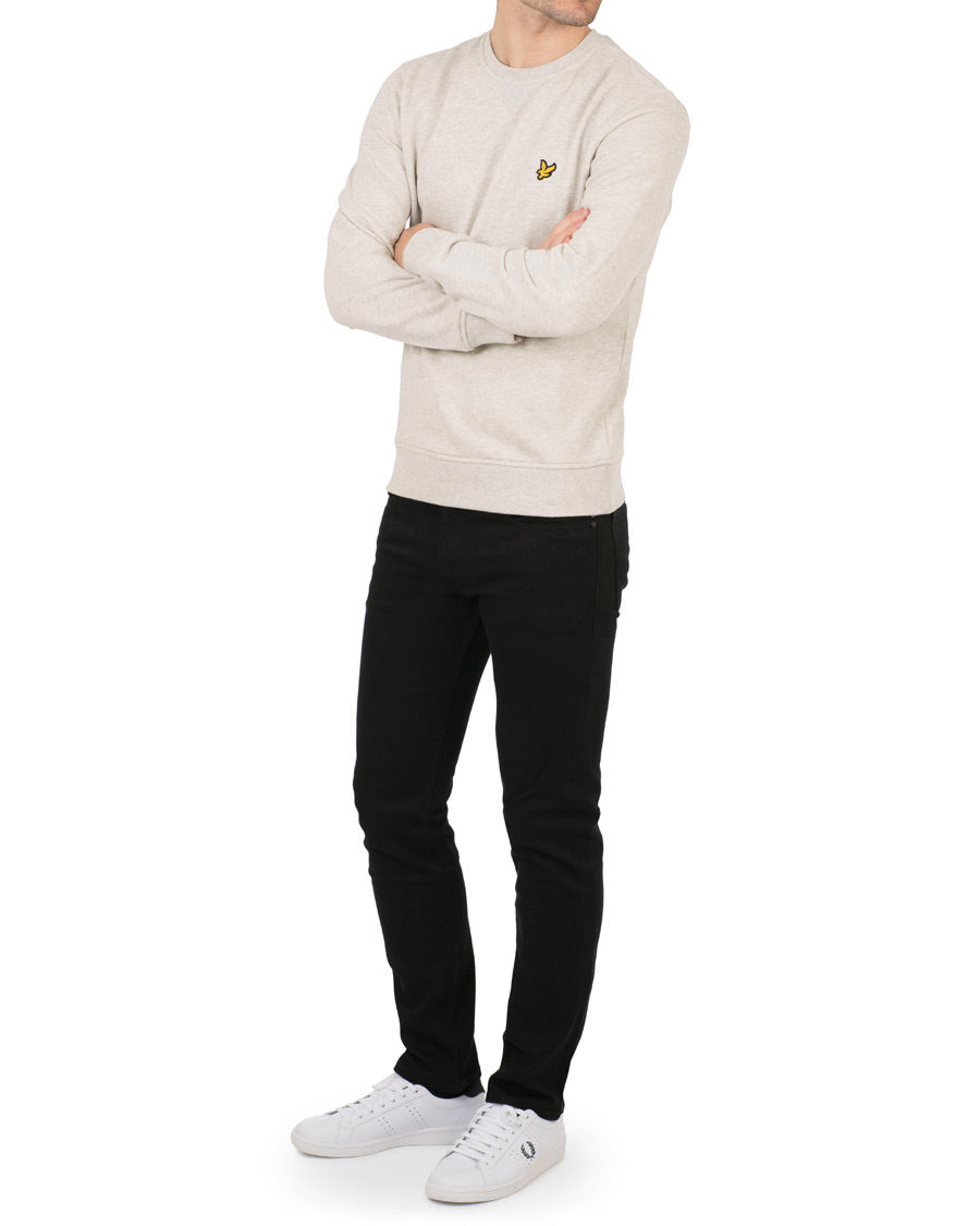 Herre | Gensere | Lyle & Scott | Crew Neck Sweatshirt Light Grey Marl
