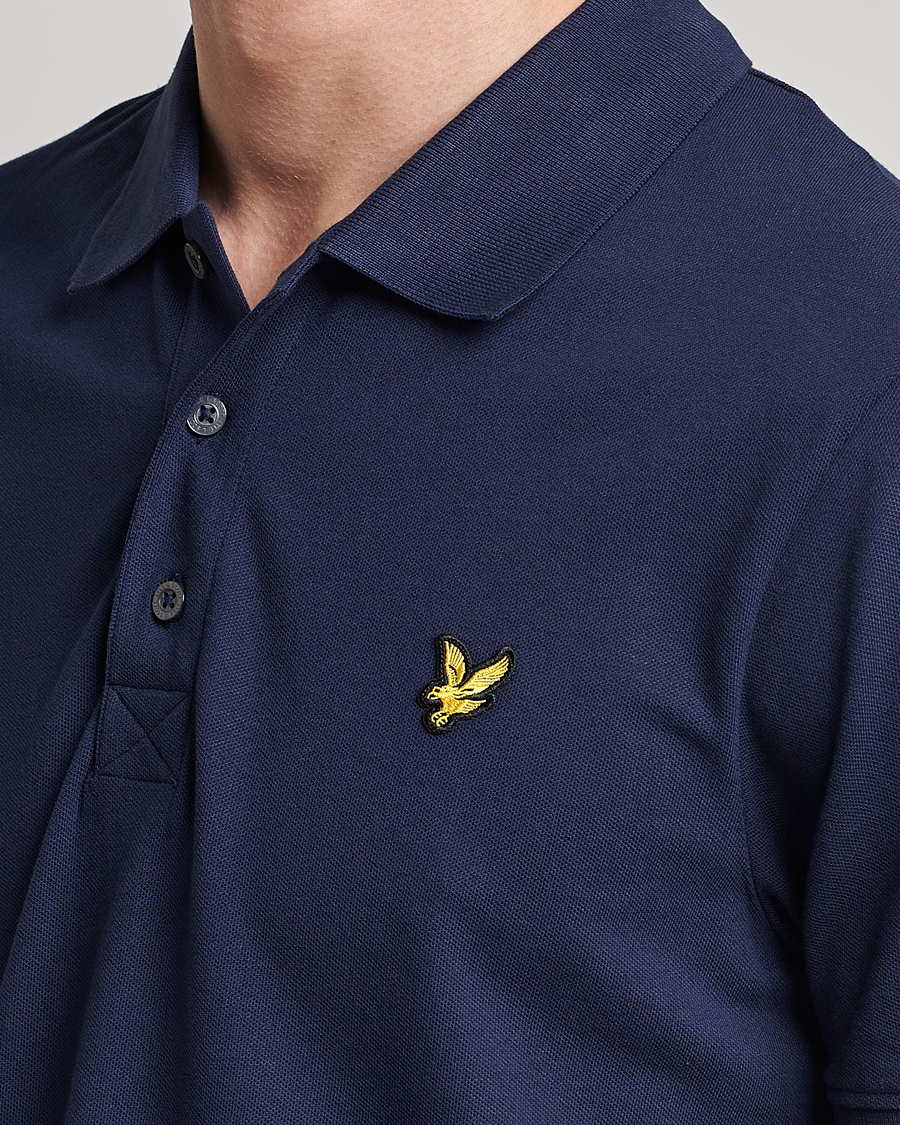 Herre | Pikéer | Lyle & Scott | Plain Pique Polo Dark Navy