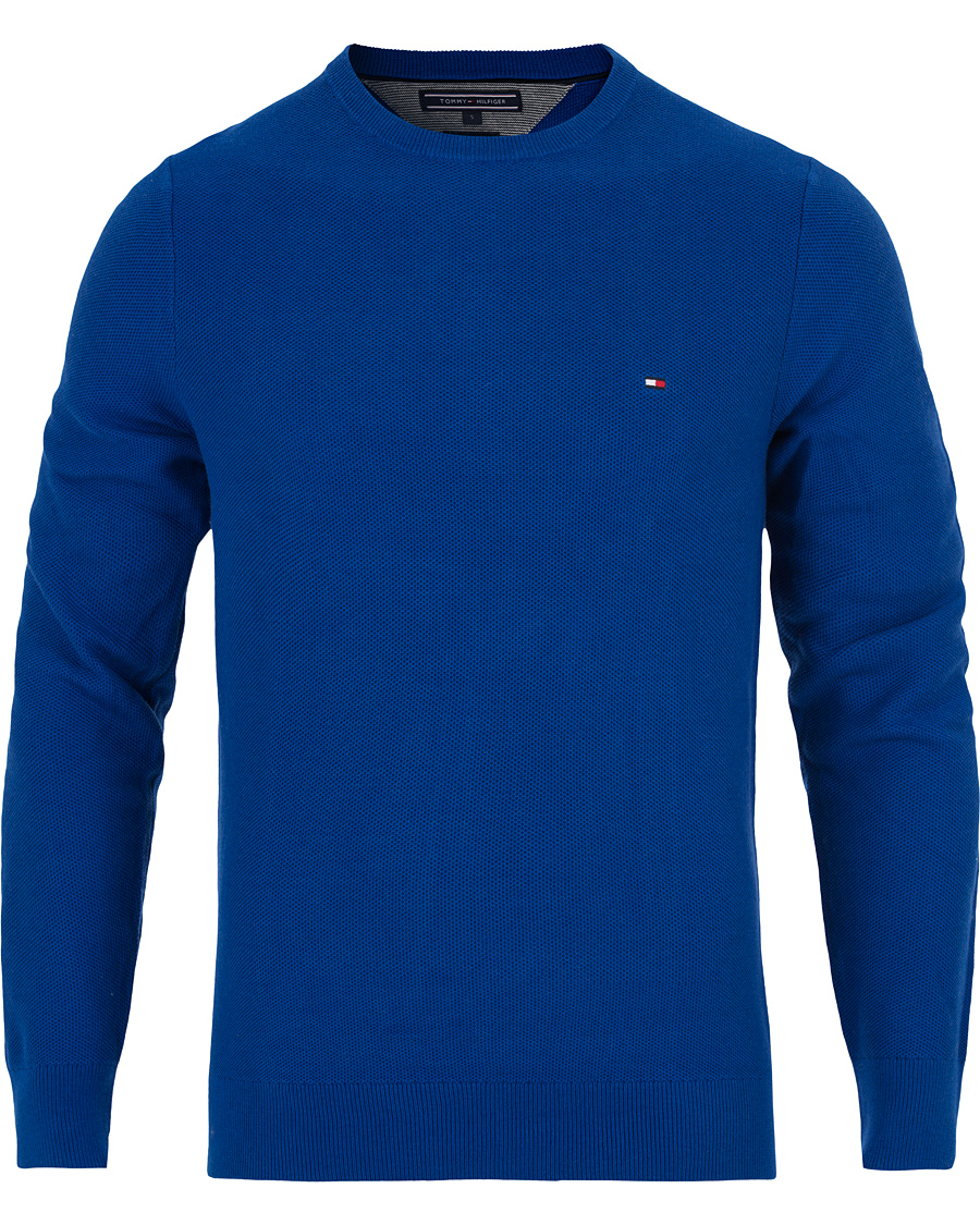 Herre | Gensere | Tommy Hilfiger | Honeycomb Knitted Crew Neck Surf the Web
