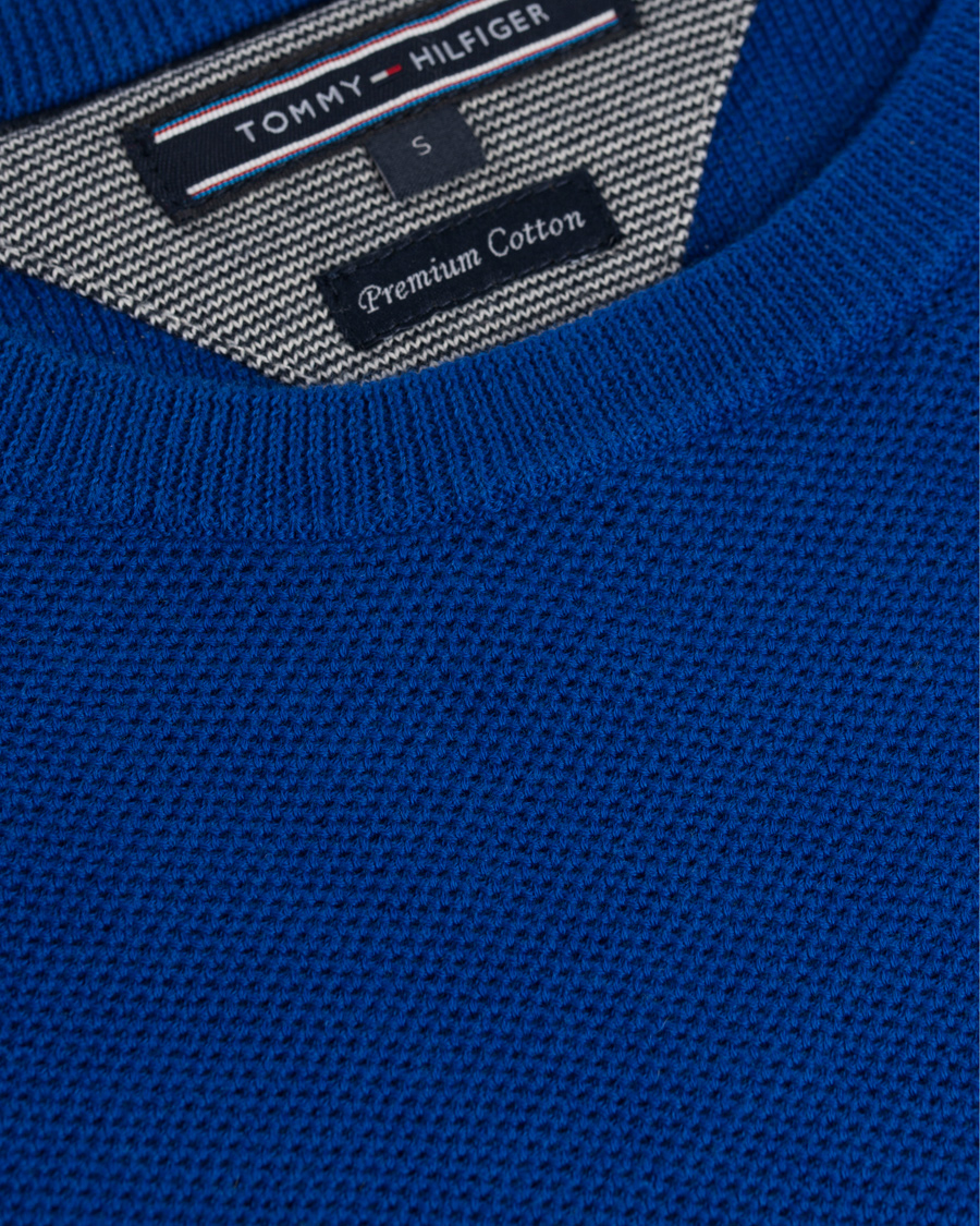Herre | Gensere | Tommy Hilfiger | Honeycomb Knitted Crew Neck Surf the Web