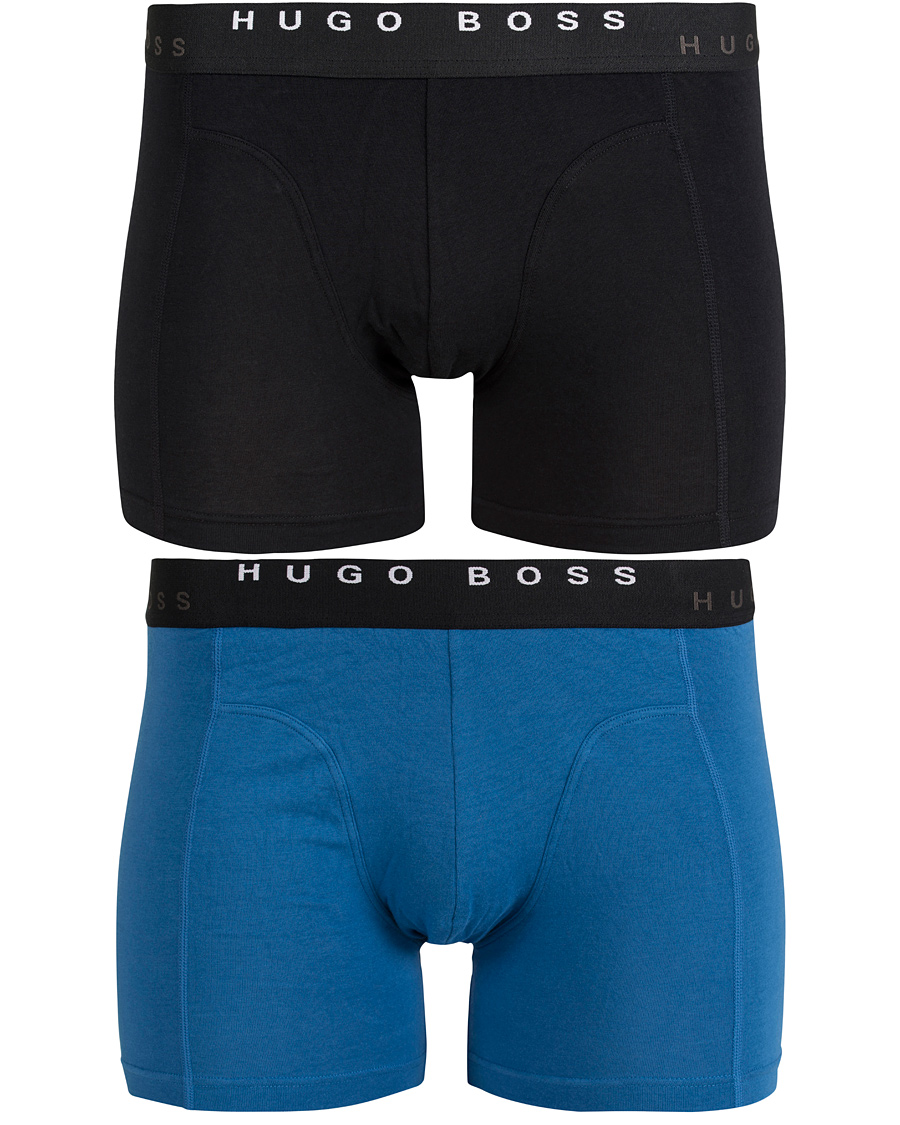 Herre | Undertøy | BOSS BLACK | BOSS 2-Pack Cyclist Boxer Open Blue