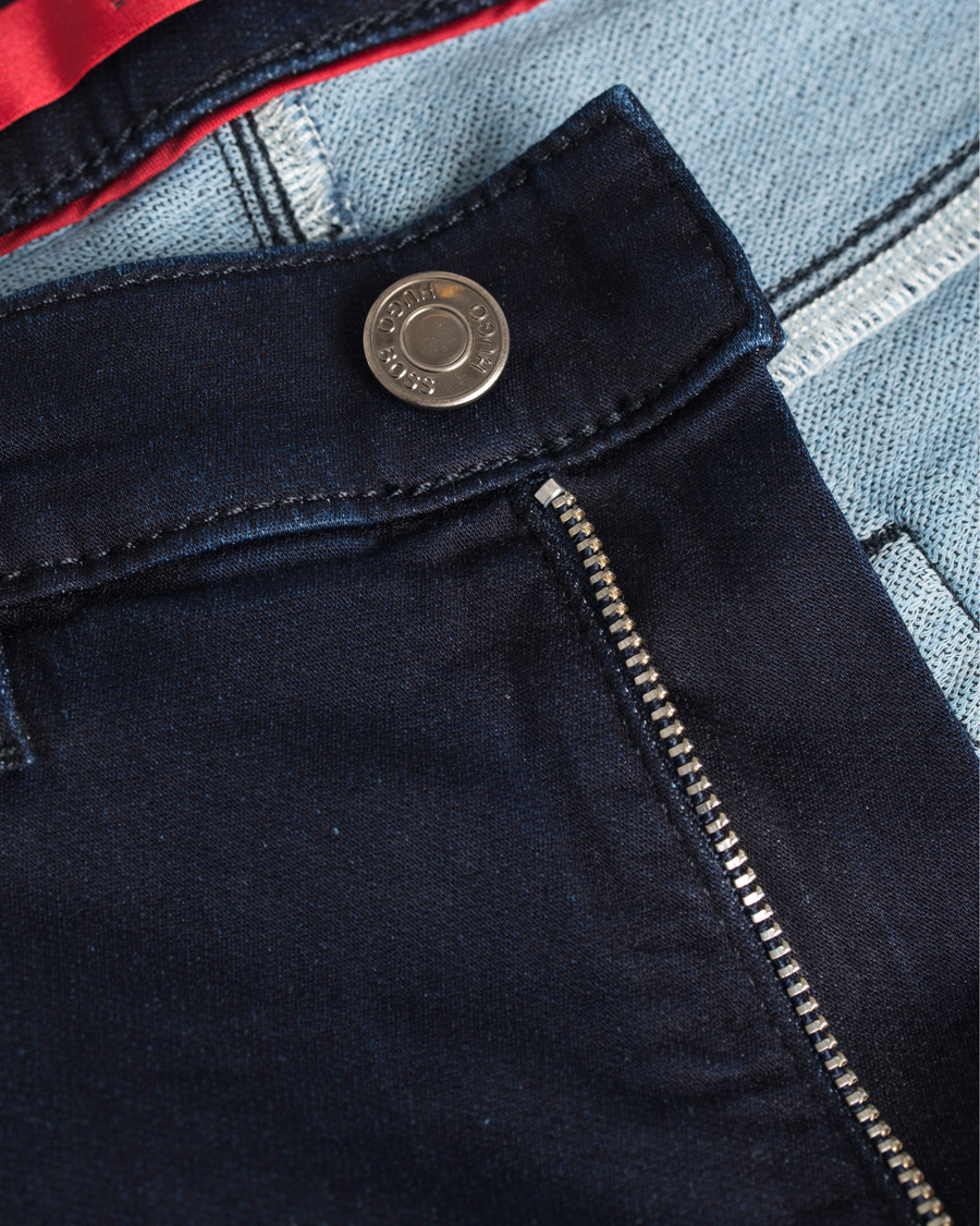 Herre | Jeans | HUGO | 734 Skinny Fit Stretch Jeans Dark Blue