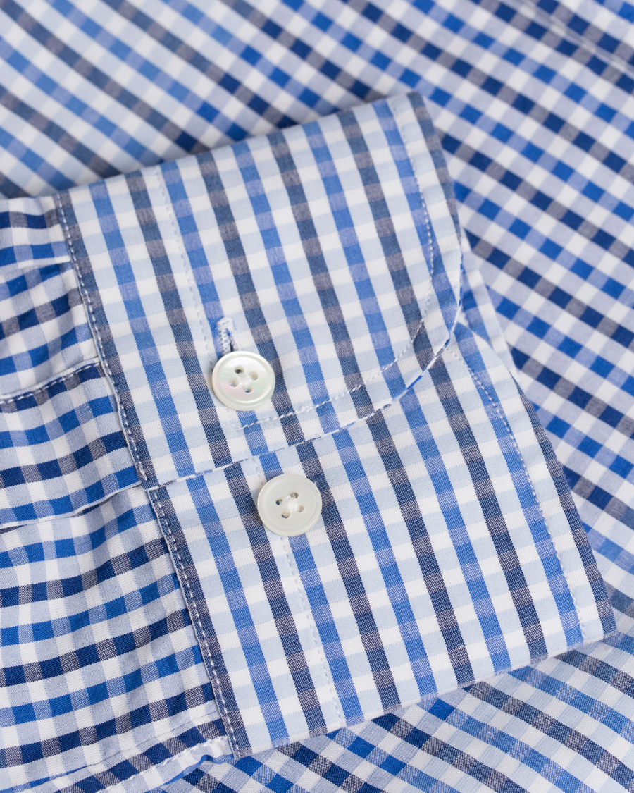 Herre | Skjorter | GANT Diamond G | Check Block Fitted Body Shirt Yale Blue
