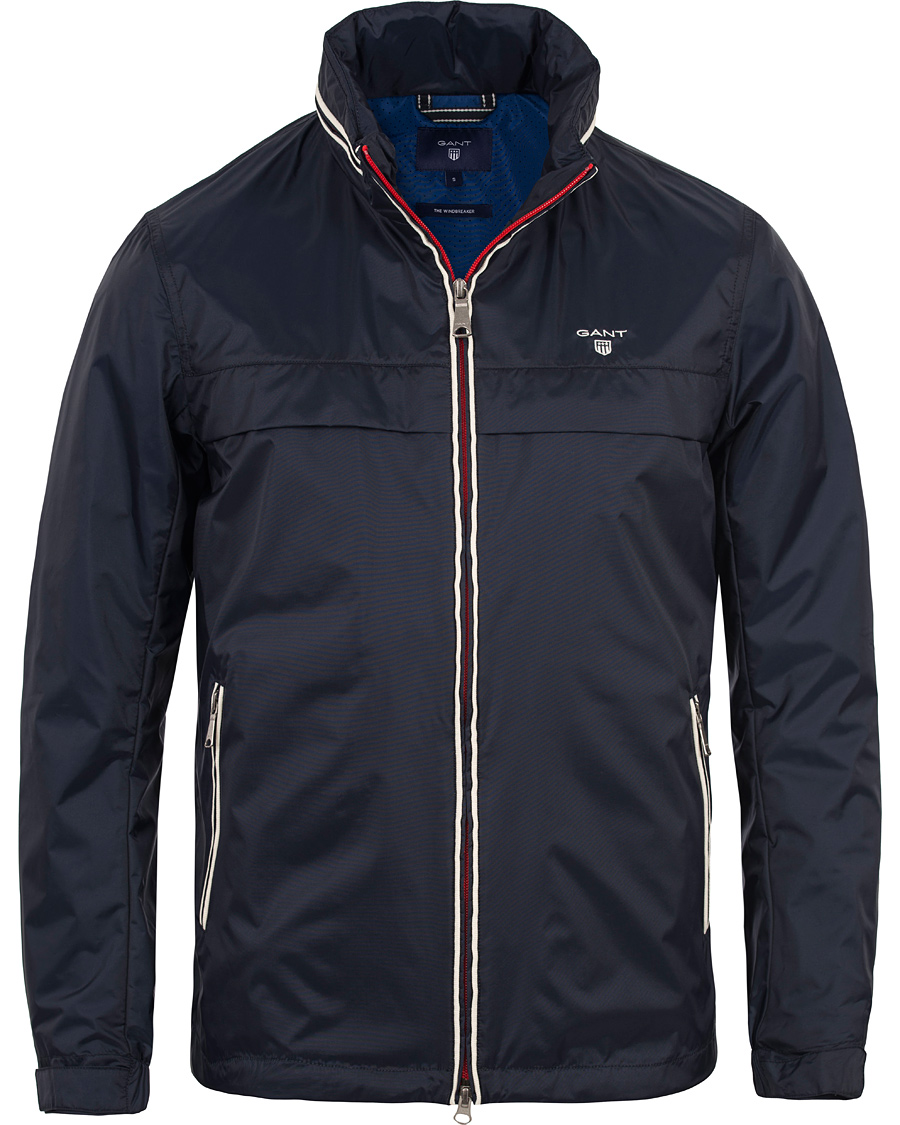 Herre | Jakker | GANT | The Windbreaker Jacket Evening Blue