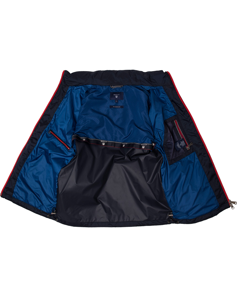 Herre | Jakker | GANT | The Windbreaker Jacket Evening Blue
