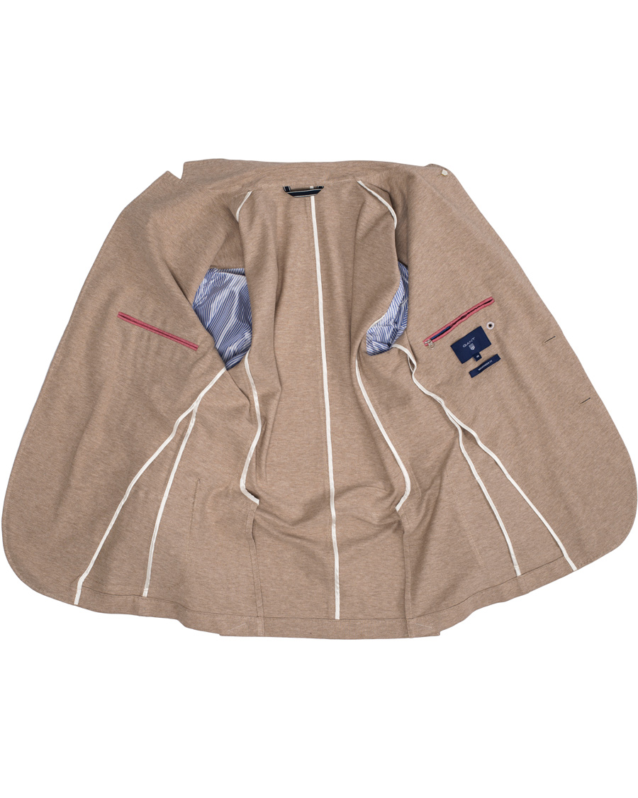 Herre | Dressjakker | GANT | The Jersey Weekender Fit Blazer Dark Khaki