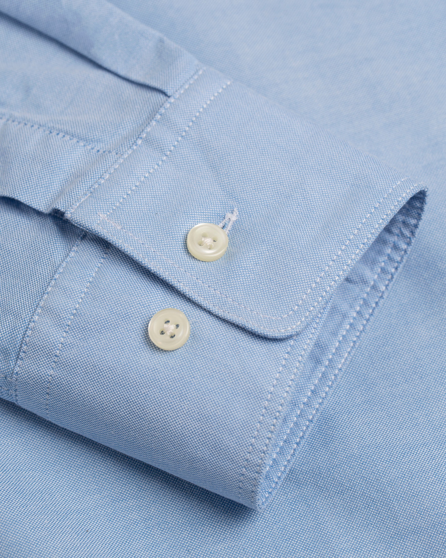 Herre | Skjorter | GANT | Stretch Oxford Fitted Body Shirt Sky Blue