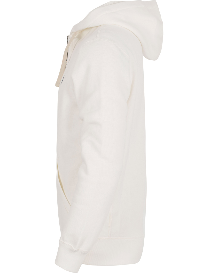 Herre | Gensere | Polo Ralph Lauren | Full Zip Hoodie Deckwash White