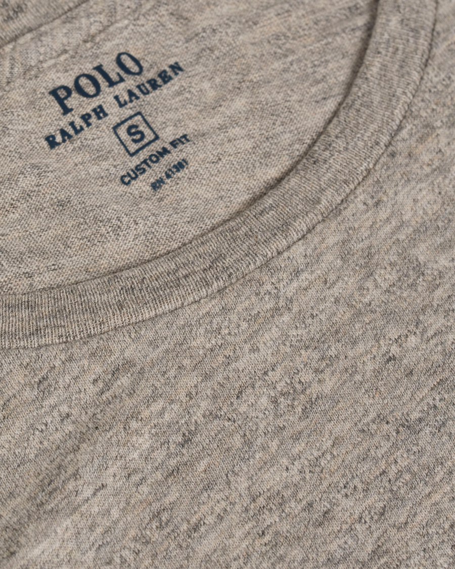 Herre | T-Shirts | Polo Ralph Lauren | Custom Fit Basketball Printed Tee Loft Heather