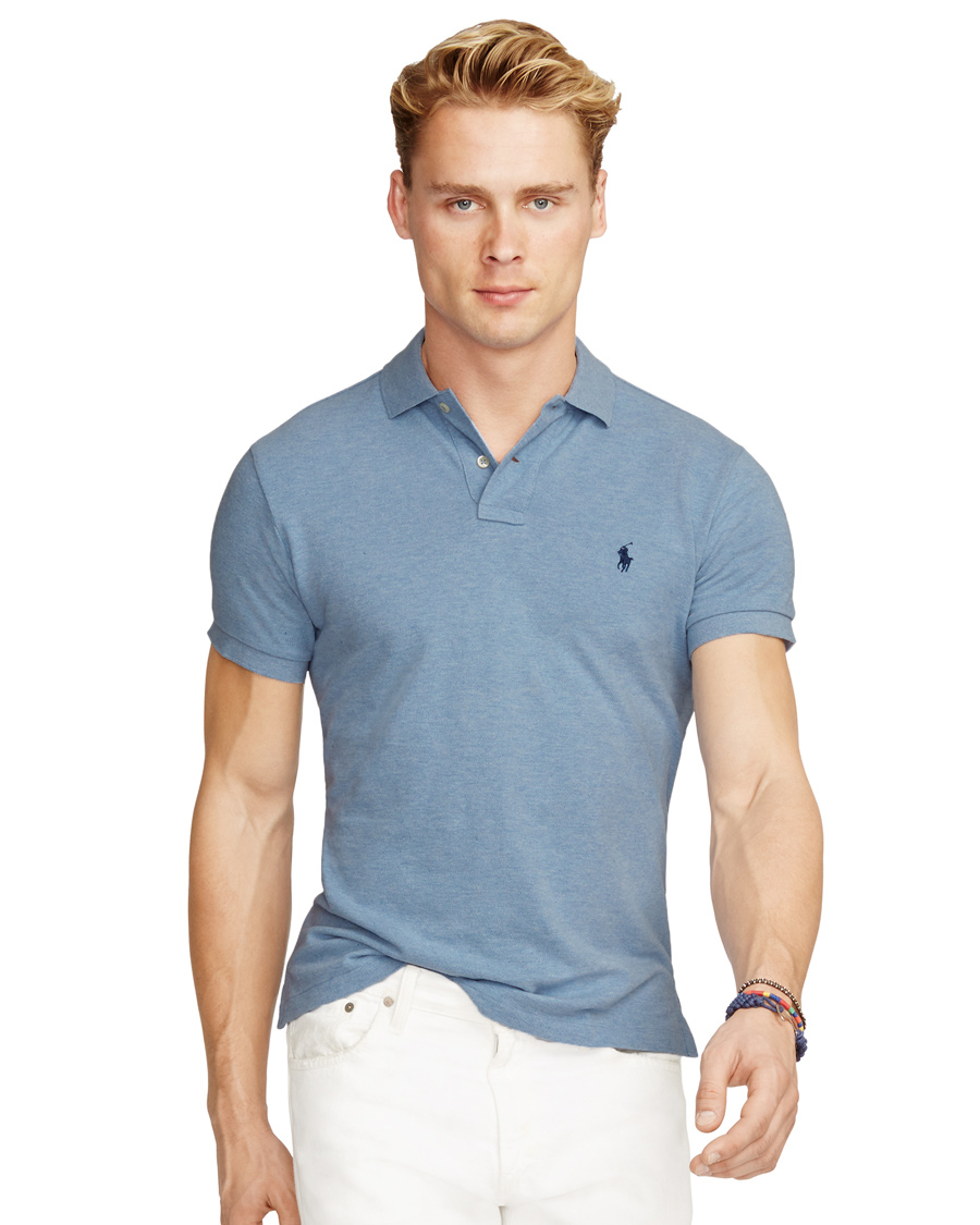 Herre | Pikéer | Polo Ralph Lauren | Custom Fit Polo Jamacia Heather