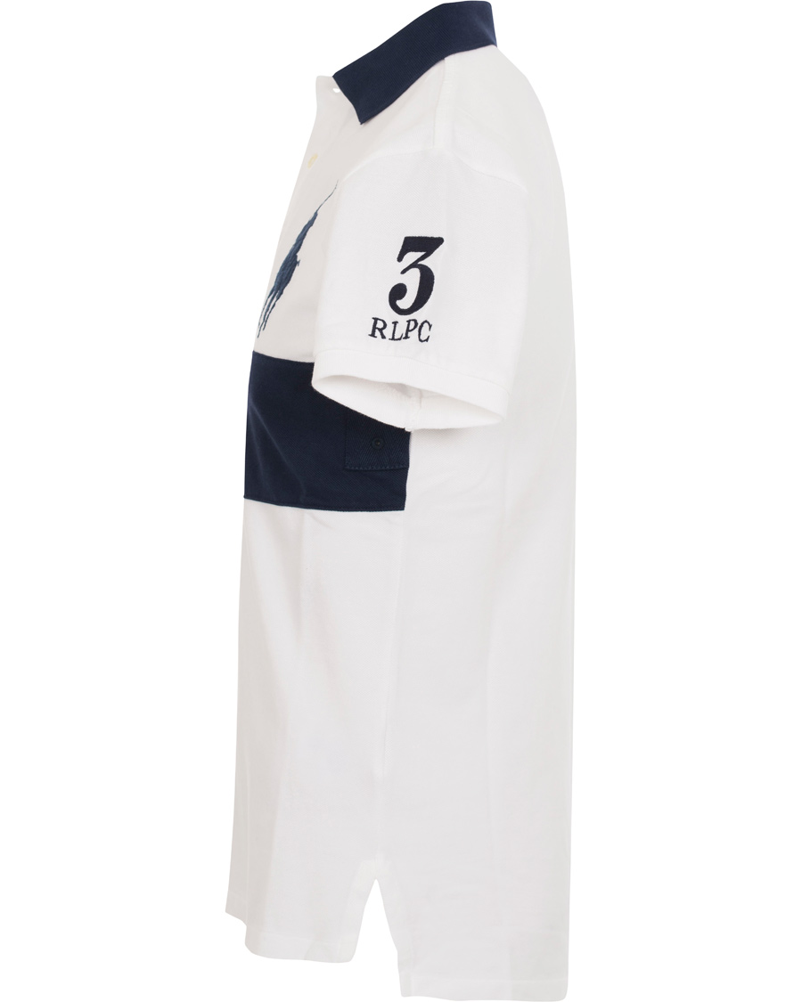 Herre | Pikéer | Polo Ralph Lauren | Blackwatch Block Stripe Polo White