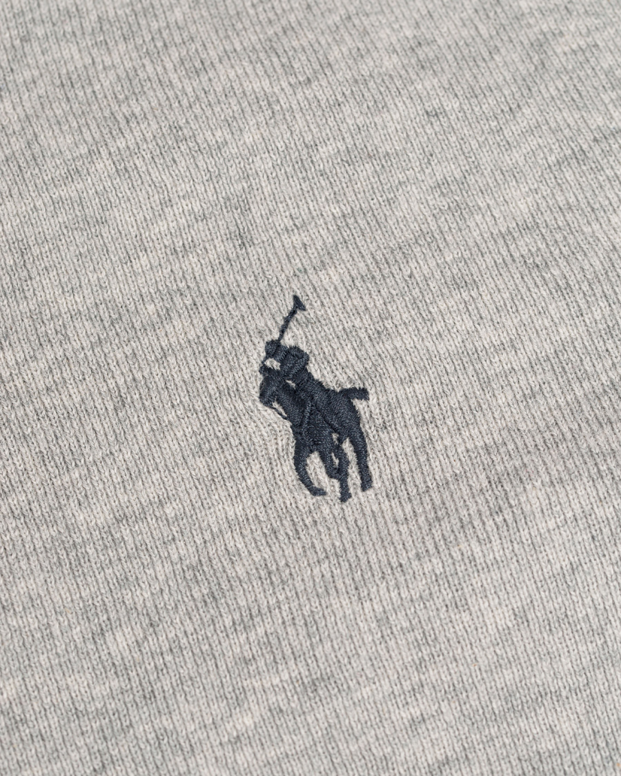 Herre | Gensere | Polo Ralph Lauren | Slim Fit Cotton C-Neck Pullover Grey Heather