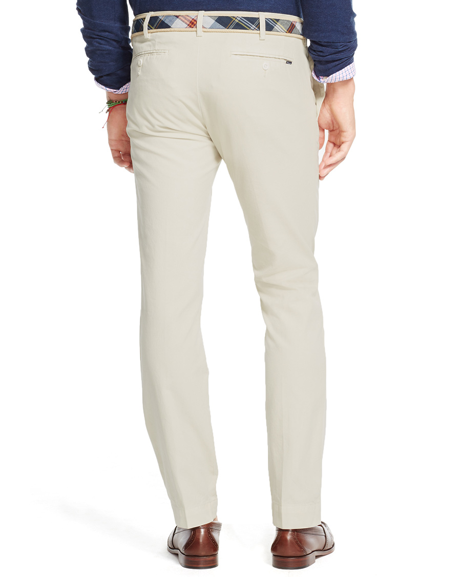 Polo Ralph Lauren Slim Fit Newport Pant Basic Sand hos CareOfCarl.no
