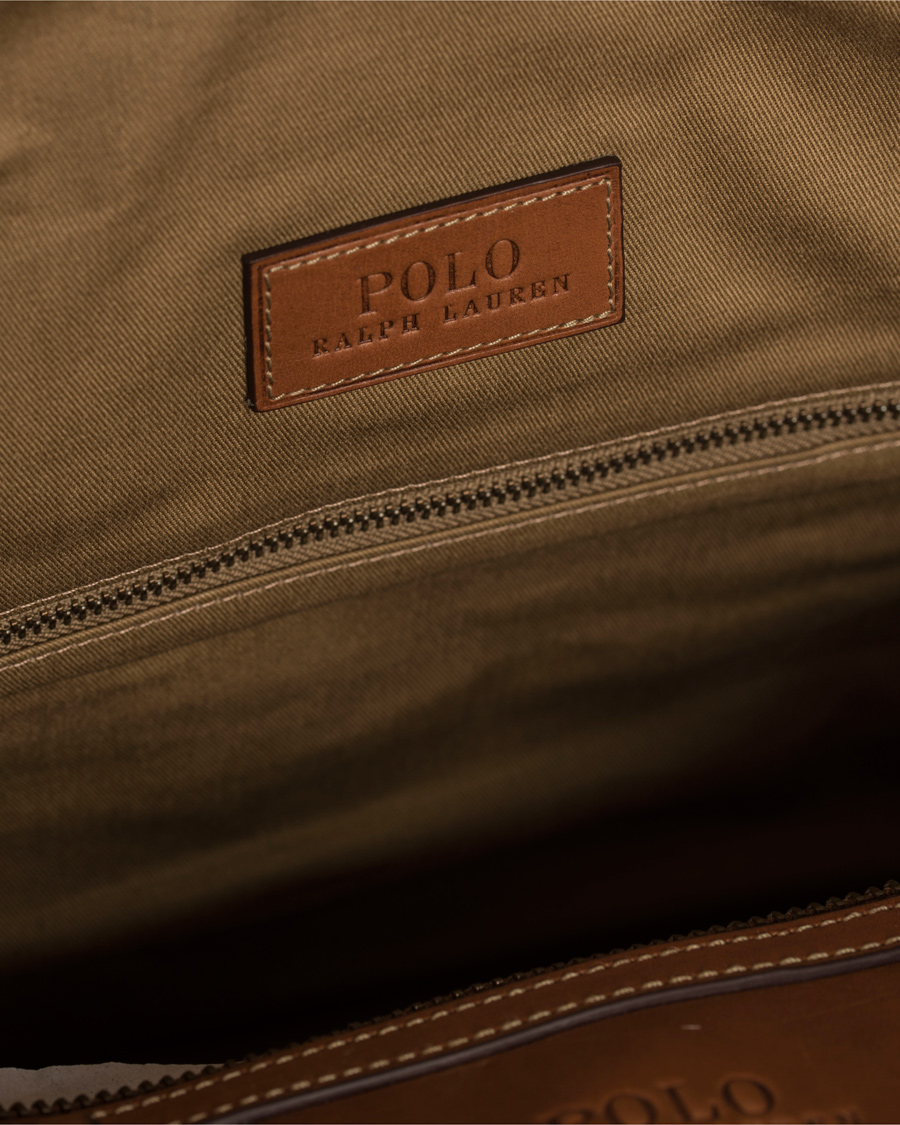 Herre | Polo Ralph Lauren Duffle Leather Bag Cognac | Polo Ralph Lauren | Duffle Leather Bag Cognac