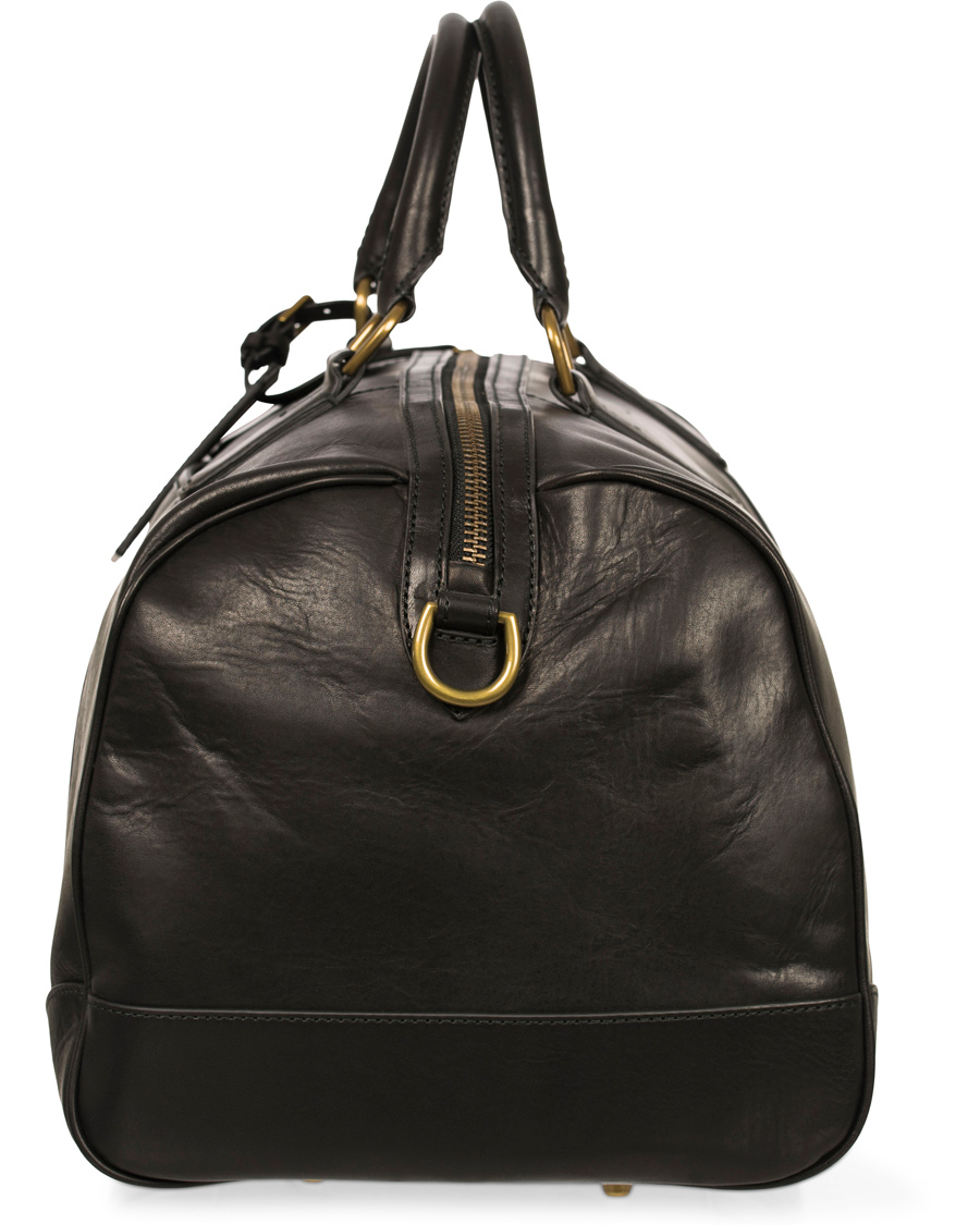 Herre | Polo Ralph Lauren Duffle Leather Bag Black | Polo Ralph Lauren | Duffle Leather Bag Black