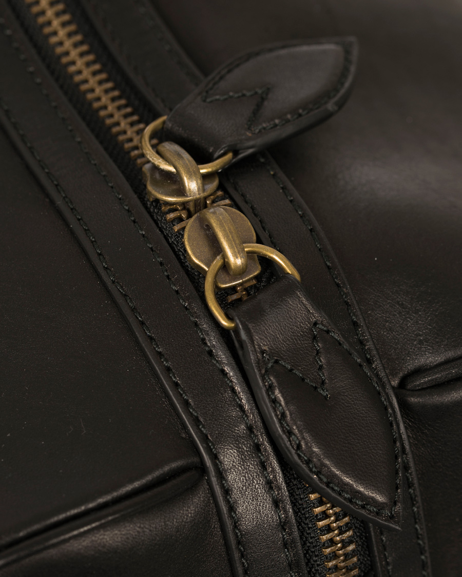 Herre | Polo Ralph Lauren Duffle Leather Bag Black | Polo Ralph Lauren | Duffle Leather Bag Black