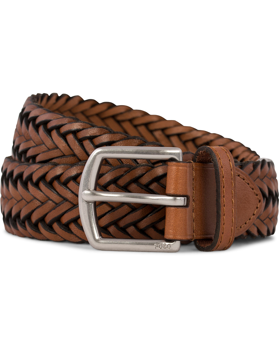 Herre | Polo Ralph Lauren Braided Leather Belt Cuoio Brown | Polo Ralph Lauren | Braided Leather Belt Cuoio Brown