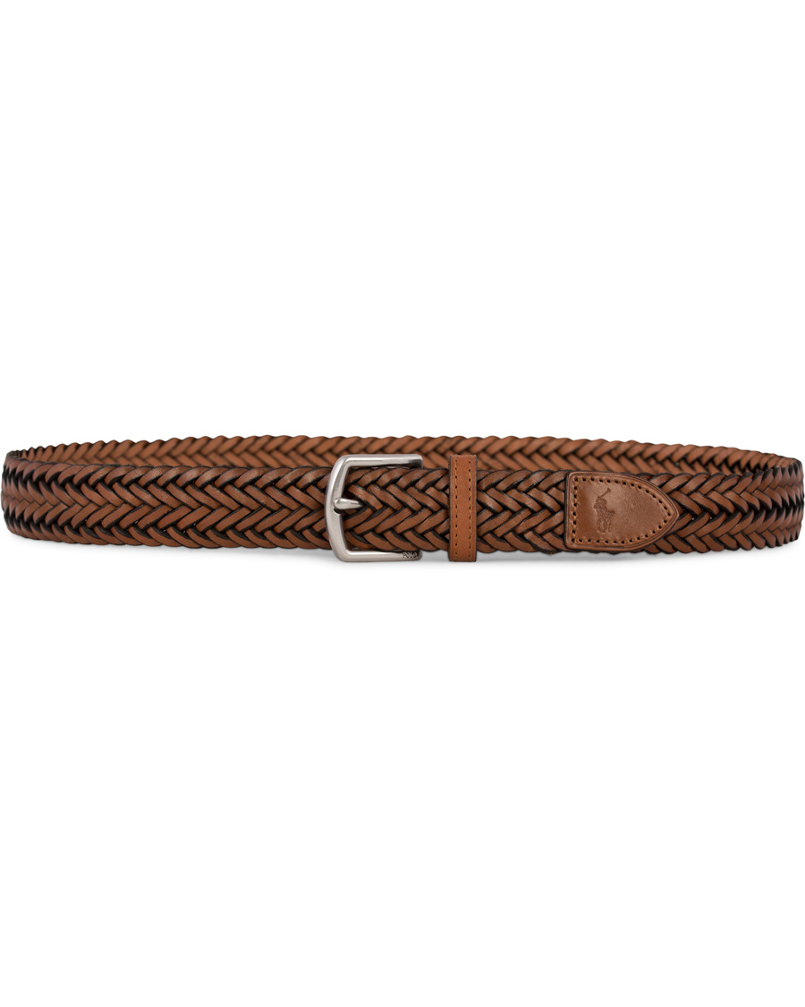 Herre | Polo Ralph Lauren Braided Leather Belt Cuoio Brown | Polo Ralph Lauren | Braided Leather Belt Cuoio Brown