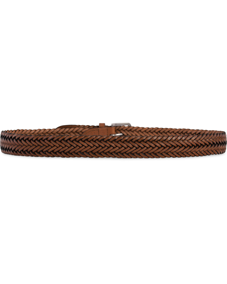 Herre | Polo Ralph Lauren Braided Leather Belt Cuoio Brown | Polo Ralph Lauren | Braided Leather Belt Cuoio Brown