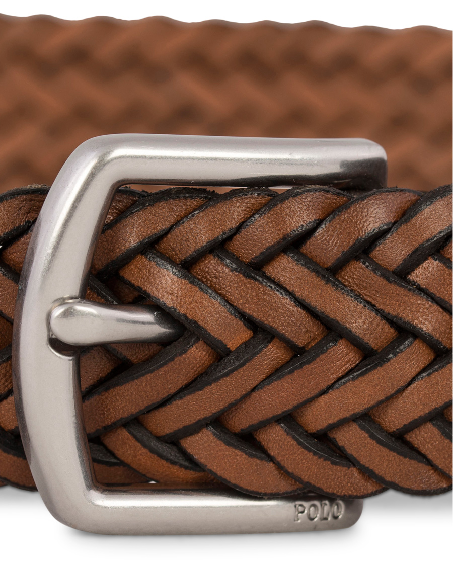 Herre | Polo Ralph Lauren Braided Leather Belt Cuoio Brown | Polo Ralph Lauren | Braided Leather Belt Cuoio Brown